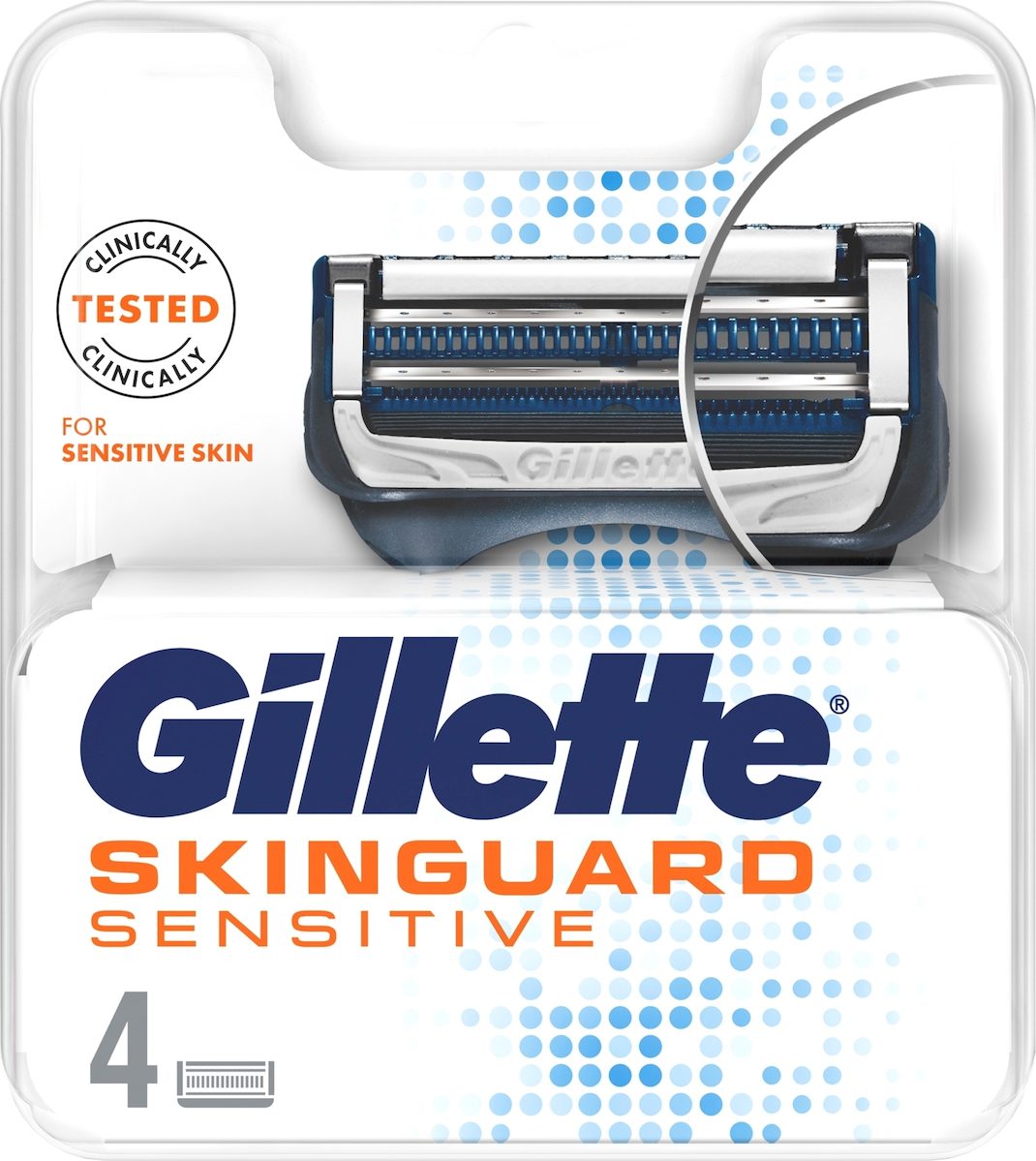 Gillette Skinguard Sensitive 2 Klingen 4Stueck