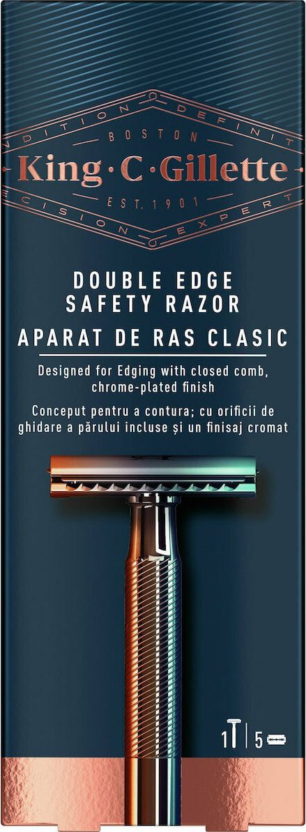 Gillette King C. Double Edge 5Stueck