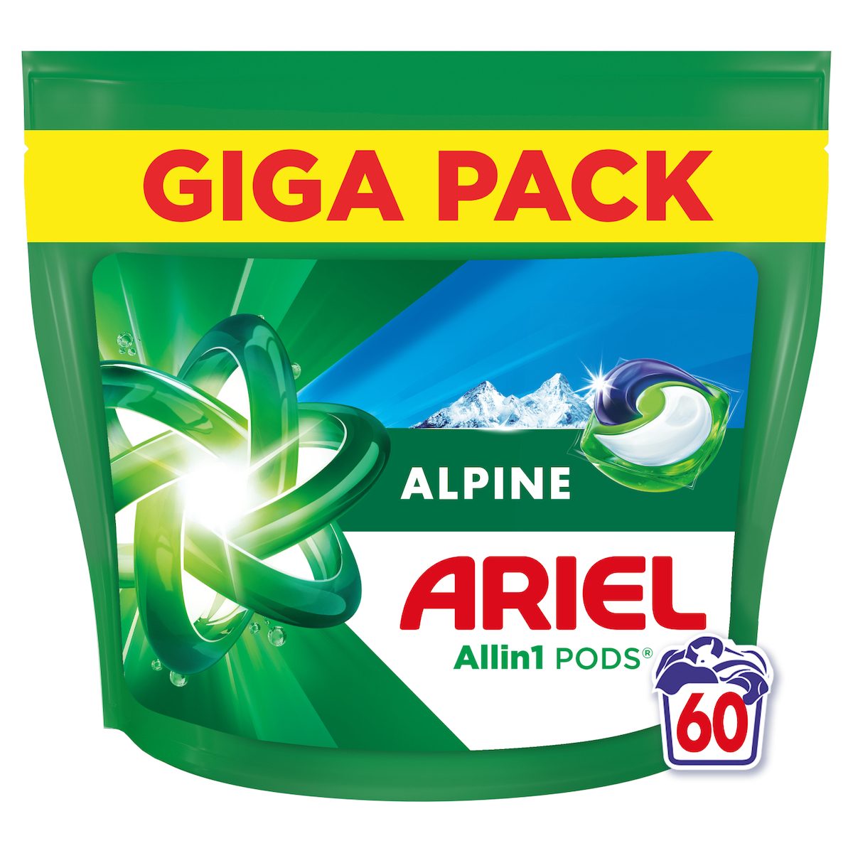 Ariel All In 1 Alpine 60 Kapseln