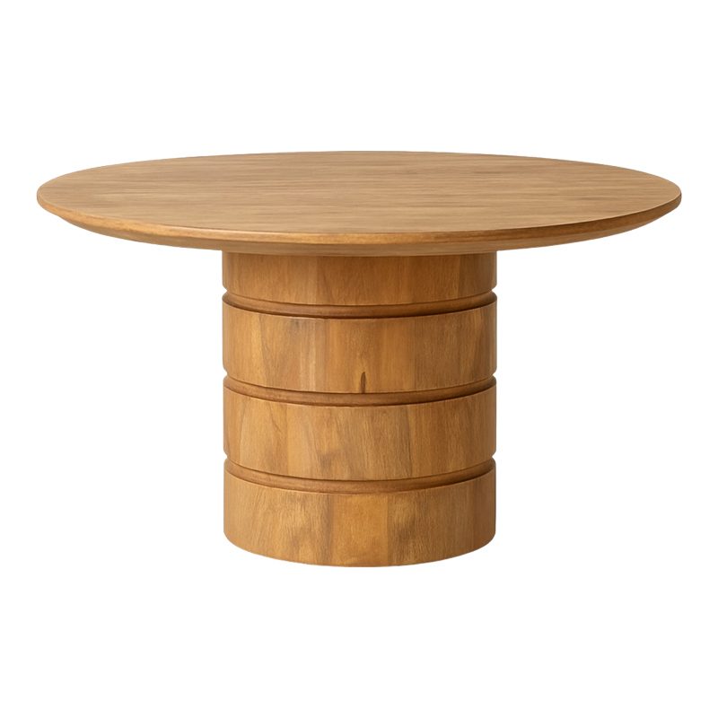 Charmy rund Esstisch naturfarben Farbton 130x130x76cm.