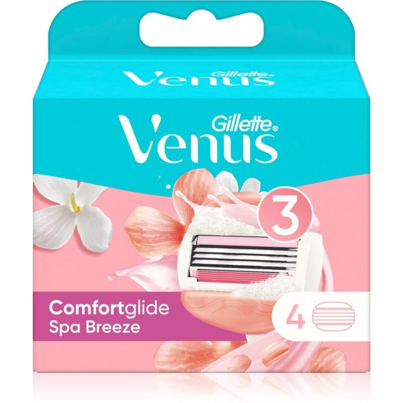 Venus Comfortglide Spa Breeze 3 Klingen 4Stueck